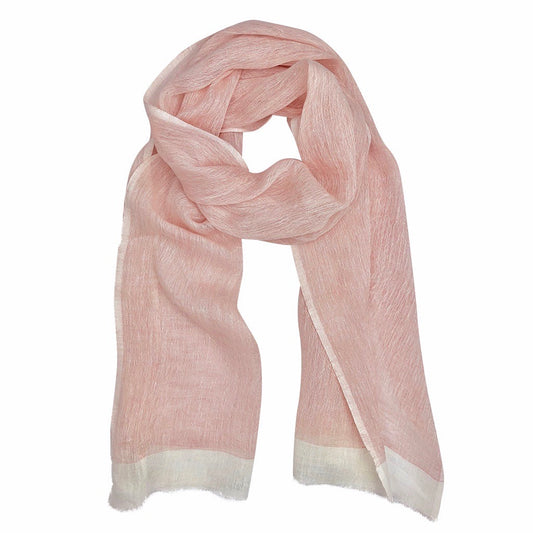 Gauze Linen Two Tone Scarf in multiple colors
