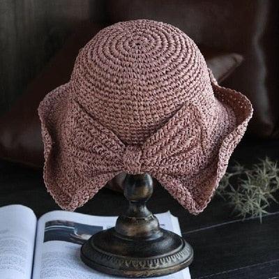 Modern UV Straw Bucket Sun Hat in multiple colors