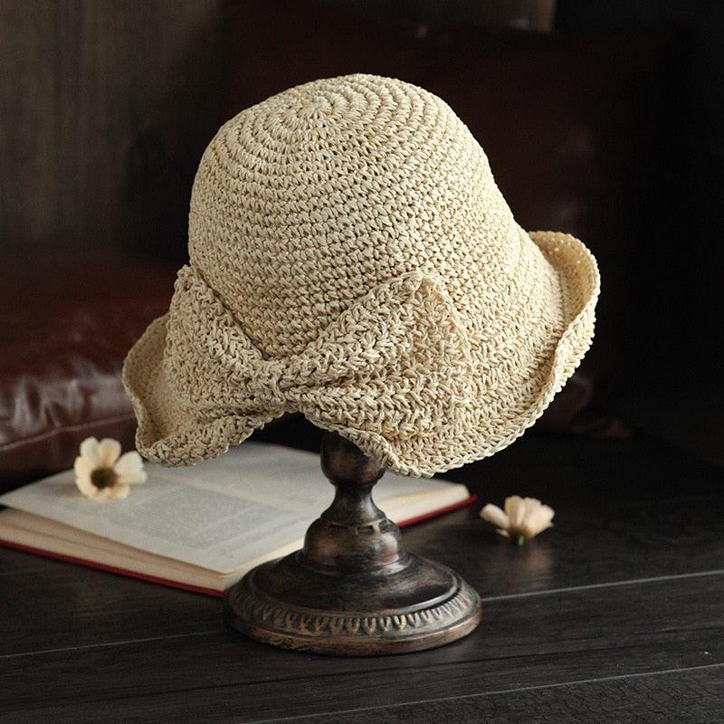 Modern UV Straw Bucket Sun Hat in multiple colors