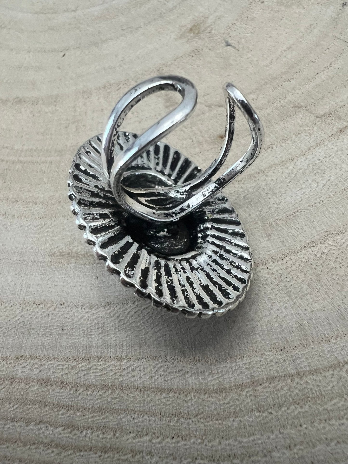 Western Concho Adjustable Statement Ring