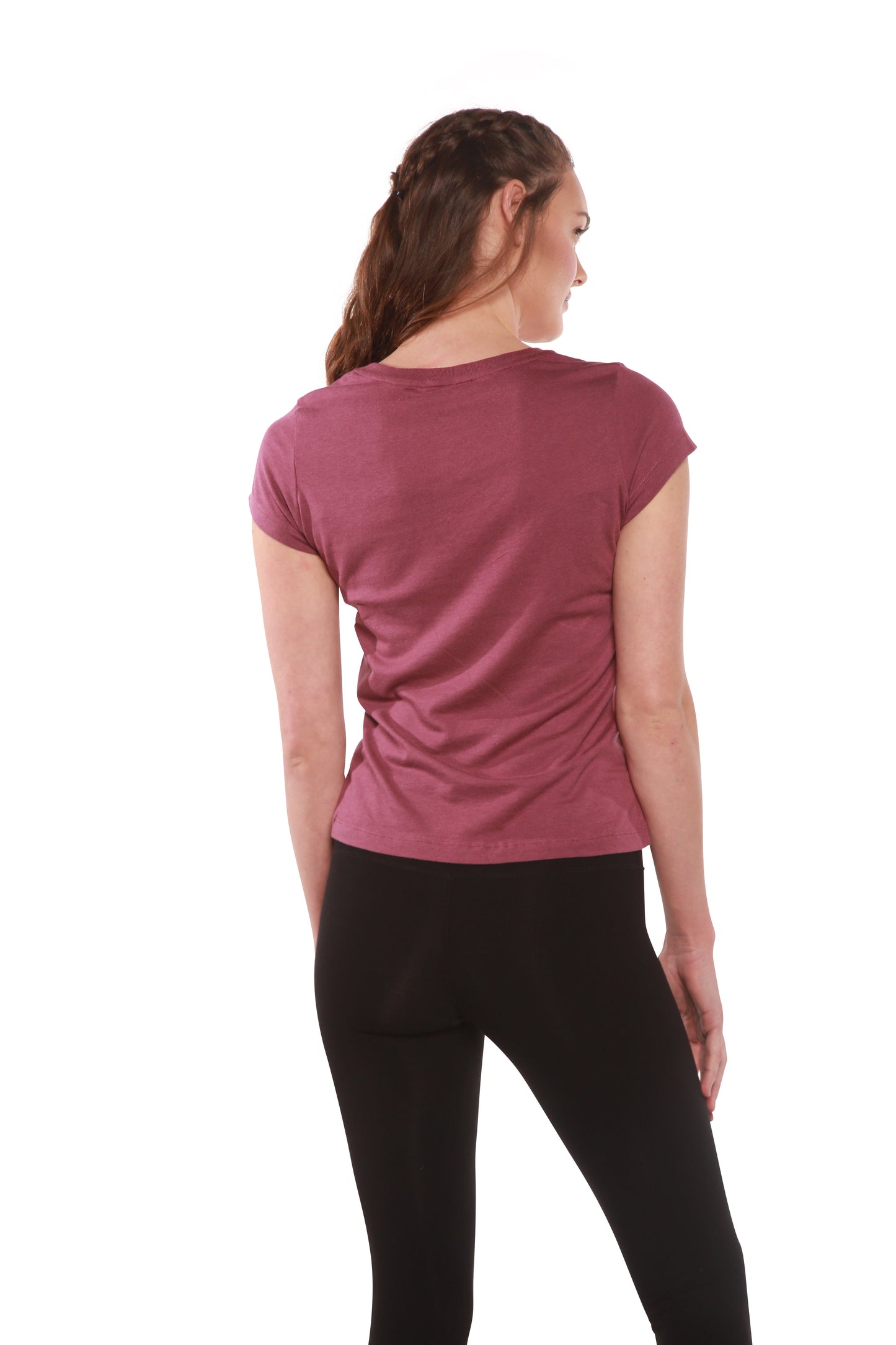 Organic Bamboo Cotton V-Neck Tee