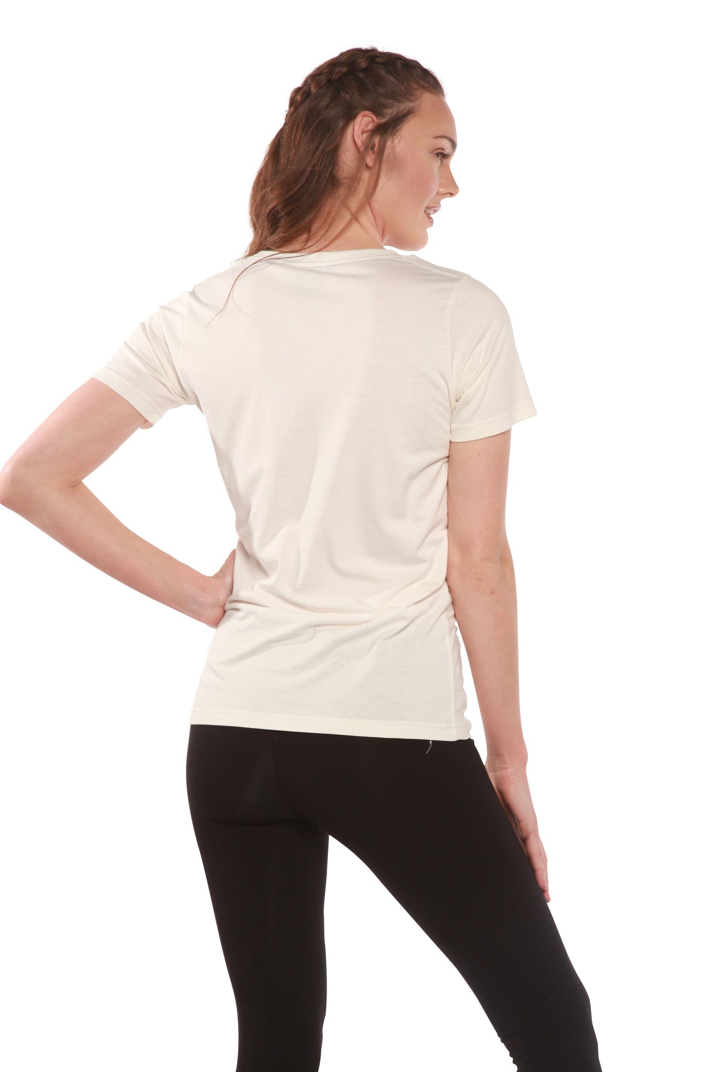 Organic Bamboo/Cotton Scoop Neck Tee inmultiple colors