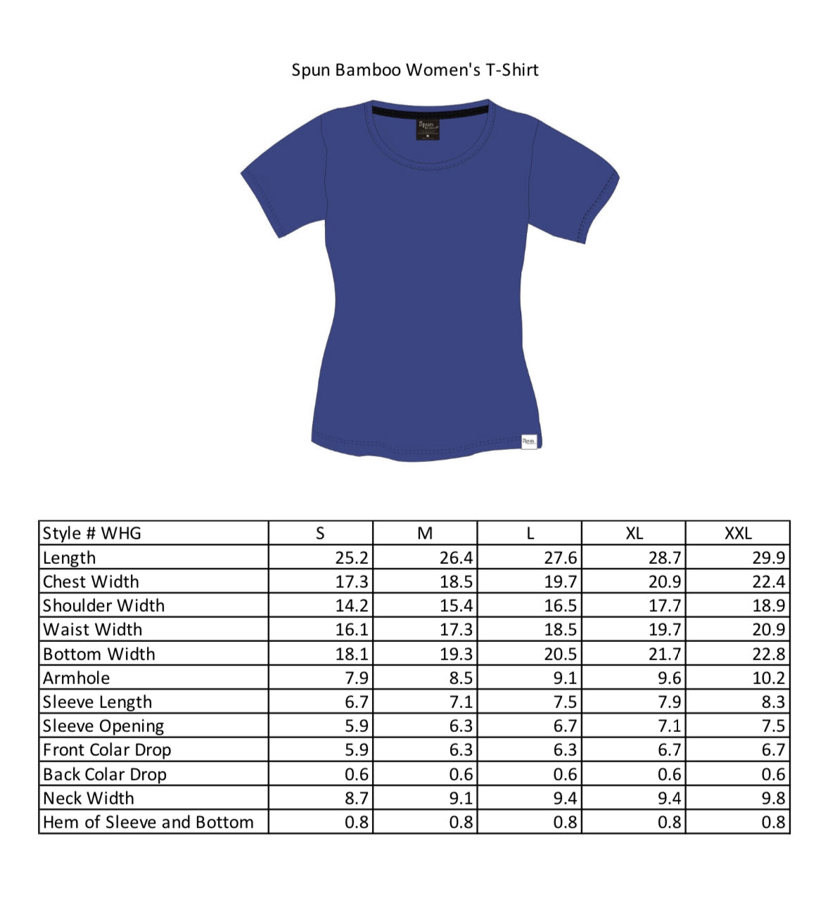 Organic Bamboo/Cotton Scoop Neck Tee inmultiple colors
